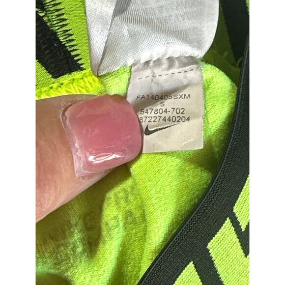 Nike Yellow Pro Combat Compression Leggings Pants Size Small - Picture 7 of 7